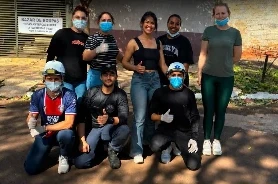 Alunos da turma 124 em Guaíra